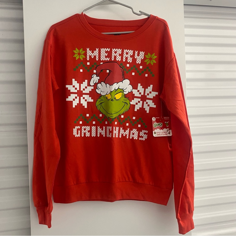 Women’s Red Grinch Christmas Sweater